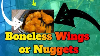 Boneless Buffalo Wings - True or False