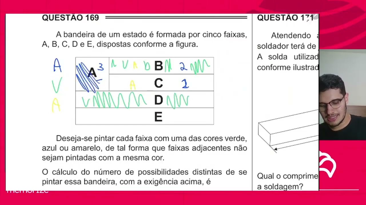 Resolução em Vídeo — Questão 169 ENEM 2015 PPL