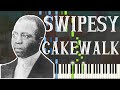 Scott Joplin - Swipesy Cakewalk 1900 (Ragtime Cakewalk Piano Synthesia)