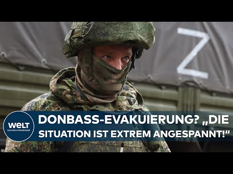 PUTINS KRIEG: Donbass-Evakuierung? "Die Situation ist extrem angespannt!"