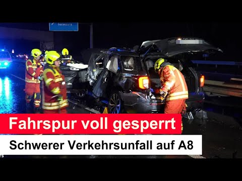 Serious traffic accident on the A8 – lane completely closed