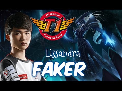 SKT T1 Faker LISSANDRA Mid vs LeBlanc - Patch 5.21 | League of Legends