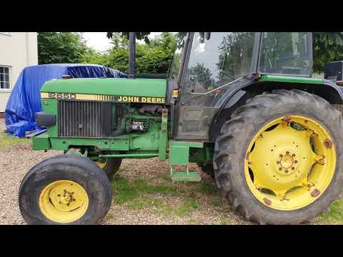 John Deere 2650 Tractor 1988 Walk around and startup