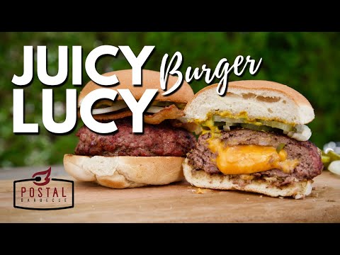 Juicy Lucy Burger Recipe - How To Make a Juicy Lucy on the Grill Easy