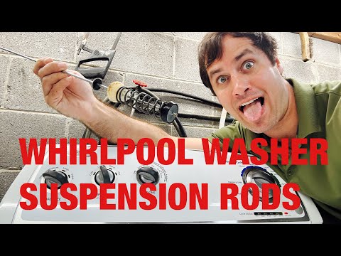 How to fix a Whirlpool washer getting off balance. A suspension rod w10780048 swap and recalibration