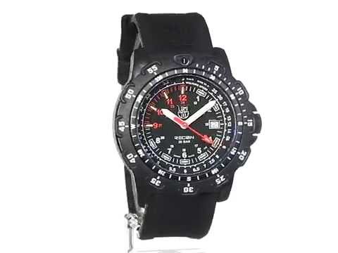 Luminox Mens 8821KM Recon Pointman Black Rubber Band With Multi Color Accents Watch  Amazoncom