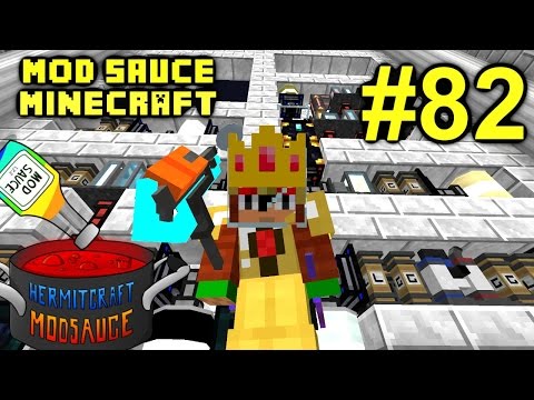 Minecraft Mod Sauce Ep. 82 - 5x Ore Processing Mekanism !!! ( HermitCraft Modded Minecraft )