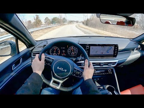 2022 Kia K5 GT-Line AWD - POV Test Drive (Binaural Audio)