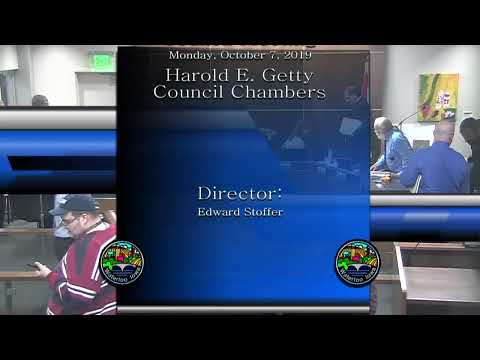 City of Waterloo City Council Meeting Regular Session - October 7, 2019