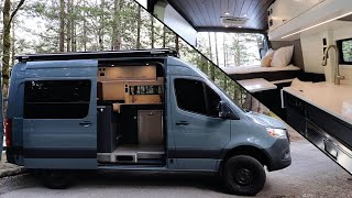 BEST NEW MWB Van Conversion LAYOUT 🔥🚐🔥 2 Beds, Interior Shower & Toilet AND Cutting Edge Co by Nate Murphy