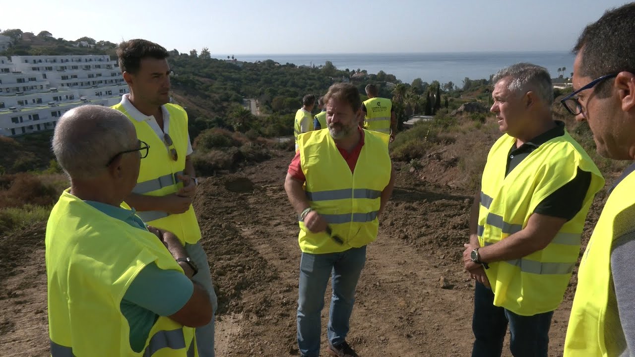 Los trabajos del vial de Bahía de Las Rocas ya están en marcha
