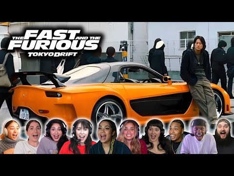 BEST Reaction to ''HAN'S 1997 MAZDA RX-7'' in FAST AND THE FURIOUS: TOKYO DRIFT (2006)