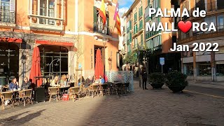 🇪🇸 Palma de Mallorca 2022 📸 Walking tour from San Miguel to Jaime II, Paseo del Borne and Cathedral