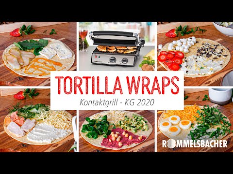 ROMMELSBACHER Kontaktgrill 🌯🥑 Tortilla Wraps 🍴 KG 2020