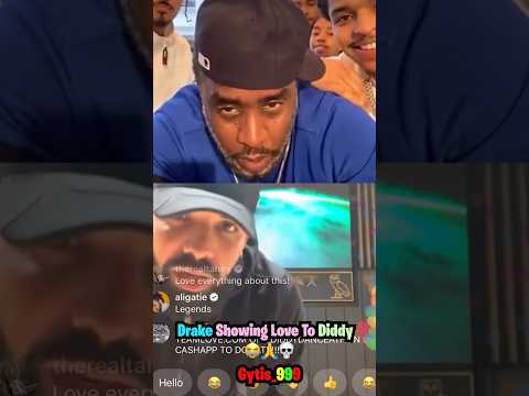 Bro looked up to the diddler 💀#drake #diddy #viral