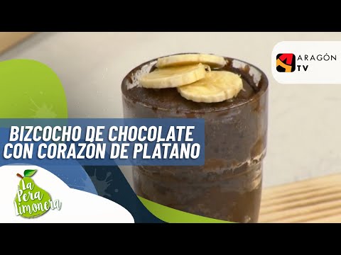 BIZCOCHO DE CHOCOLATE CON CORAZÓN DE PLÁTANO - LPL PGM 2128 RECETA 02