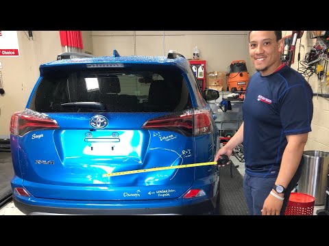 Toyota Rav4 Smash Rear Hatch Paintless Dent Repair | Stanliner Tools