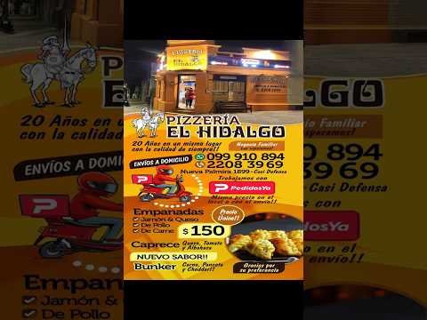 Pizzería El Hidalgo - Menú.