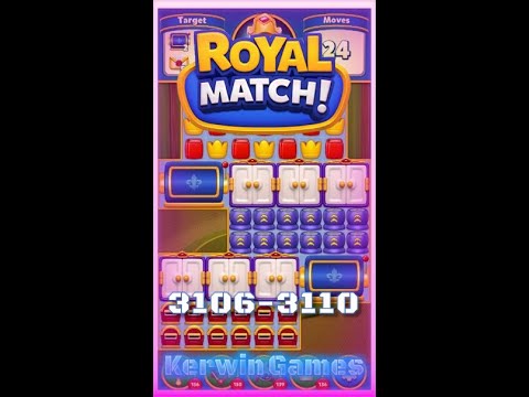 Royal Match Level 3106 3107 3108 3109 3110 - No Boosters Gameplay