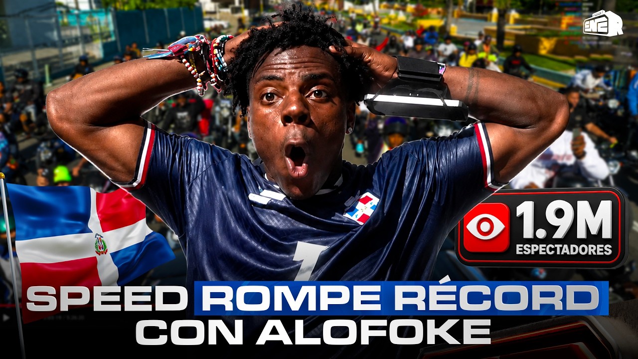 ¡HISTÓRICO! SPEED ROMPE SU PROPIO RÉCORD CON ALOFOKE EN SU VISITA A LA REPÚBLICA DOMINICANA