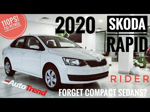 Skoda Rapid Rider 1.0 TSI Rs 7.49 lakh  - Most Detailed Walkaround Review | AutoTrend !!