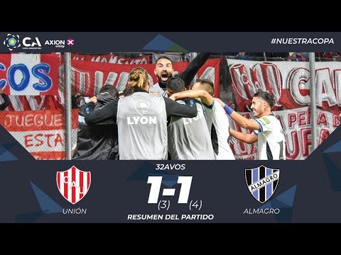 32avos: Unión de Santa Fe 1 (3) - Almagro 1 (4)