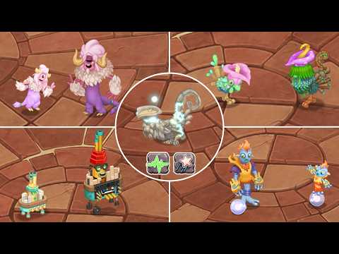 Celestial Island - All Monsters, Revives & Evolves | My Singing Monsters