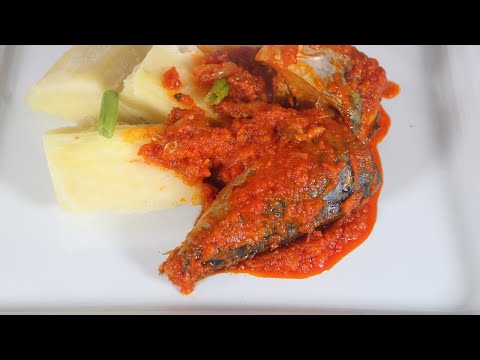 How To Make Spicy Fish Palm Oil Stew With Yam