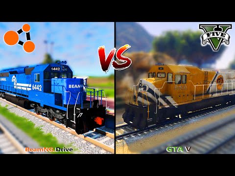 BeamNG Train vs GTA 5 Train - Who is Best?