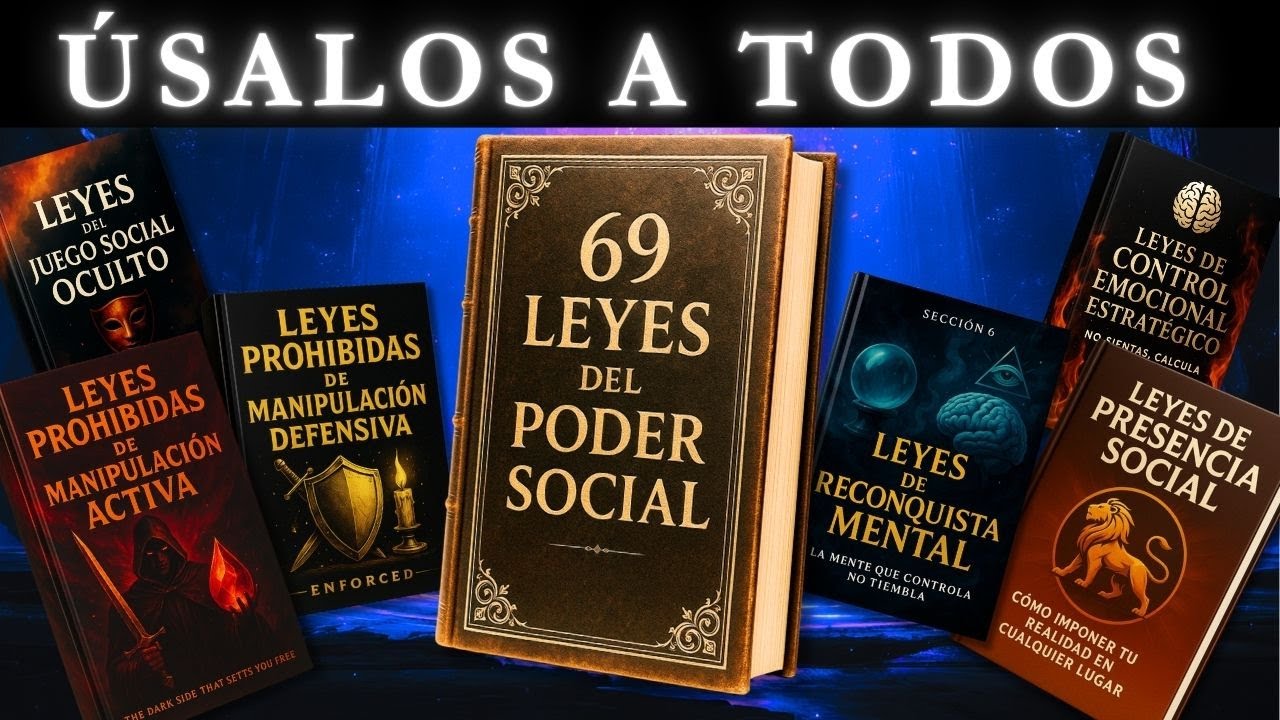 69 LEYES del PODER SOCIAL: Cómo DOMINAR A TODOS (elimina tu ansiedad)