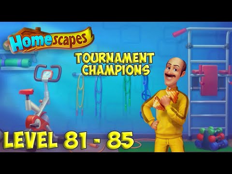 Homescapes Tournament of Champions level 81 - 85 [ Playrix ] HD