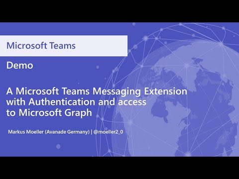 Search based Messaging Extension for Microsoft Teams