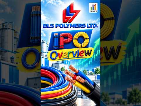 BLS Polymers IPO 2026 | 2.5X Capacity Expansion Plan & 28% Profit Growth! #Shorts