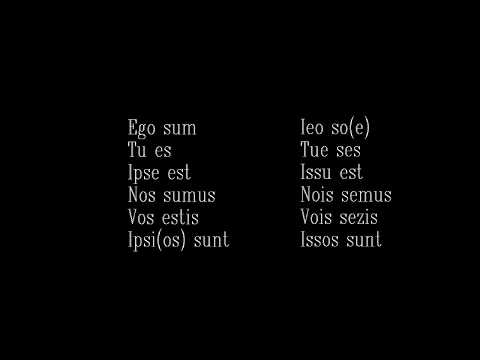 Latin vs Sardinian : Verb to be