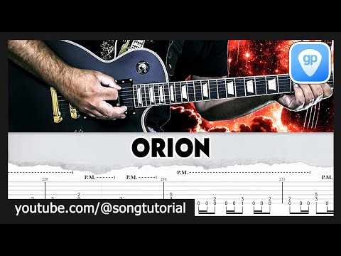 Metallica | Orion | TAB | Guitar Cover | Lesson