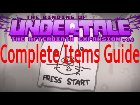 Binding of Undertale + Expansion Complete Items Guide