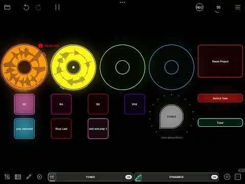 Loopy Pro Uber-Quick Demonstration of Retrospective Recording into the Next Tapped CLip