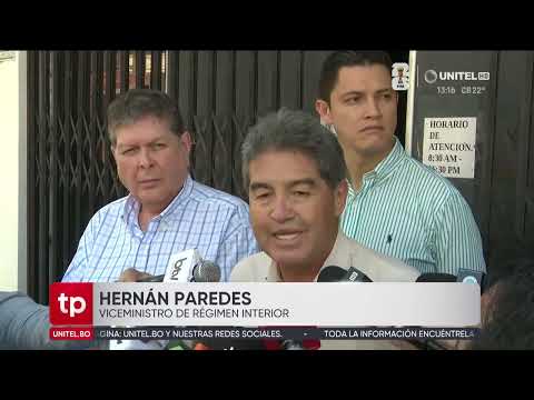 Gobierno pide ampliar denuncia contra aprehendidos por la toma de pozo petrolero en Santa Cruz