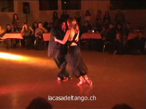  Mariano Frumboli  and  Eugenia Parilla  are  dancing  to  a  tango