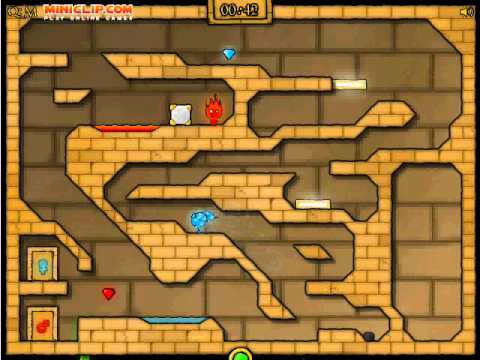 Fireboy and Watergirl: The Ice Temple - Walkthrough Level 5 