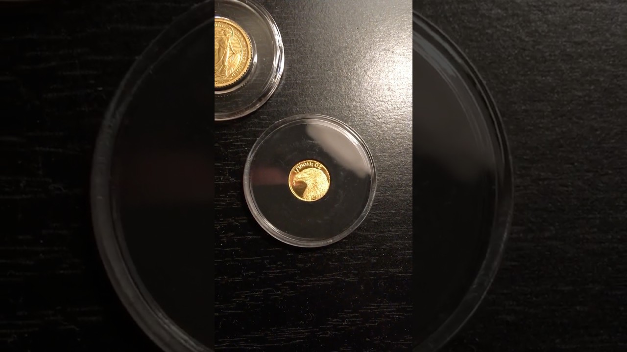 1/100 oz Gold Eagle Round Monarch Precious Metals