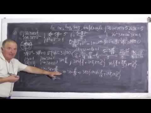 Lectia 344 - Ecuatii trigonometrice cu Andreea, Alex si Vlad - Tema la matematica - Clasa 10