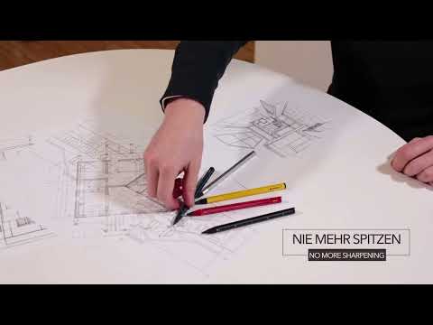 TROIKA PEN20 CONSTRUCTION ENDLESS HB PENCIL ERASABLE, UNBREAKABLE, REPLACEABLE TIP