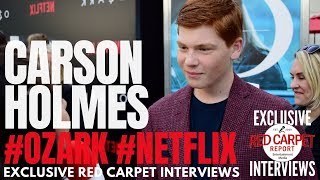 Carson Holmes interviewed at premiere of 'Ozark' Season 2 with #JasonBateman #Netflix #Ozark video