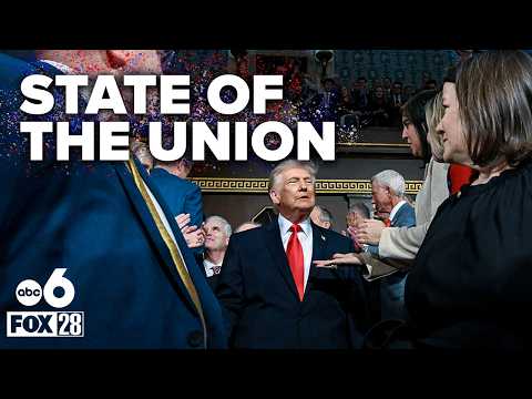 President Donald Trump addresses nation in first second-term State of the Union