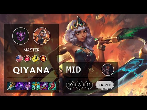 Qiyana Mid vs Lucian - NA Master Patch 11.20