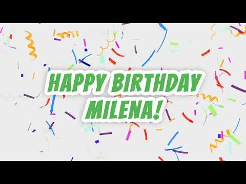 Happy Birthday Milena Song! | Kids’ Version
