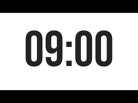 9 MINUTE TIMER - COUNTDOWN TIMER (MINIMAL)