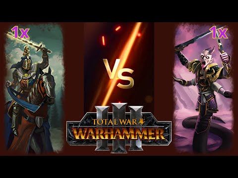Can Champions of Slaanesh Beat Grail Guardians in Total War: Warhammer ?3