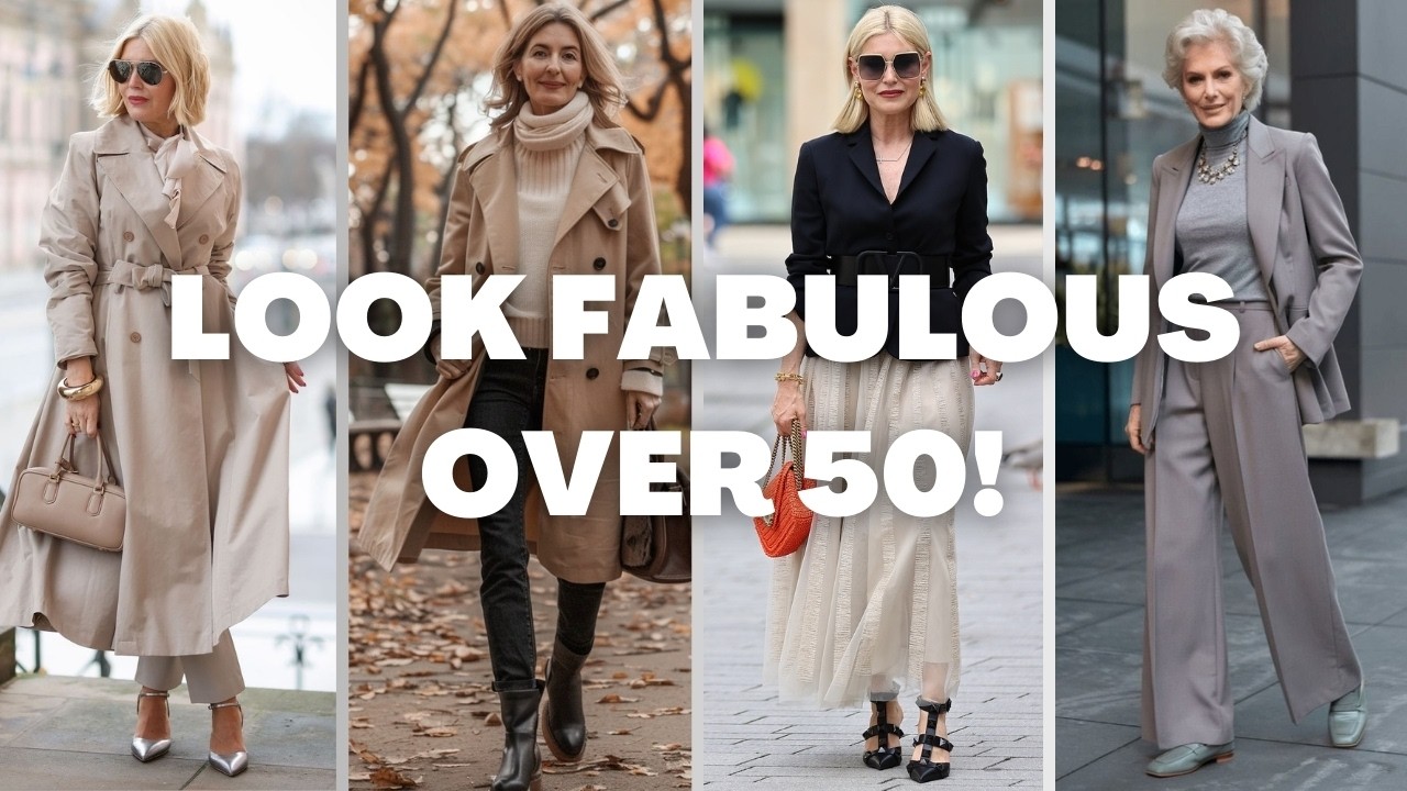 Ageless Fashion: 14 Simple Ways to Look Elegant and Stylish at 50 and Beyond.
